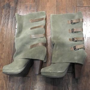 Platform, heeled, boots